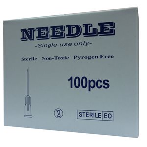 Poly Hub Needle 18g X 1" Box / 100