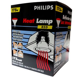 Philips Heat Bulb 175w Red