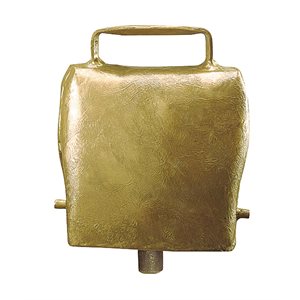 Bell Steel Straight Brass Color 85mmx50mmx75mm