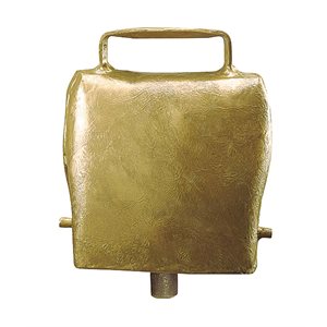 Cloche acier droite bronze 100mmx60mmx90mm
