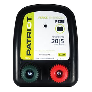 Electrificateur Patriot PE5B batterie 0.20 joule