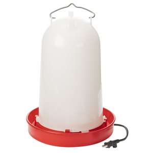 Heated Poultry Fountain 3.3 Gallons